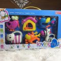 Baby Rattles Toys Set, Baby Teething Toys 0-6 Month Infant Toys Sensory Teether, Baby Toys Grab and Shake Rattles, Early Educational Newborn Chew Toys Gifts Sets for 0-12 Month Babies Boy Girl, Huanger Early Development Learning Music Toy. 