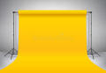 Yellow Chroma Key Studio Backdrop Video Photo Background Removing Sheet 10 ft x 5 ft. 