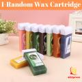 Wax Cartridge Refill Hair Removal For Depilatory Roll On Wax Heater(1-Random Flavor). 