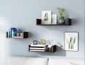 Customised U shaped floating shelves of 3 for decoration in bed room, living room, study room. 