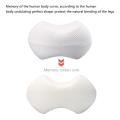 Cushion Lab Extra Dense Orthopedic Knee Pillow for Back Pain Relief, Leg Pain, Hip, Sciatica & Joint Pain - Memory Foam Wedge Pillow Contour. 