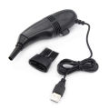 【VisioN Shop】ni USB KEYD DUST cleaner for Laptop PC Comter - Office PC cleaner tool-black. 