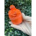 Orange soda slime for kids slushy texture slime with the charm. 