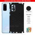 Samsung Galaxy S20 Plus Skin/Wrap 360 Protection Carbon fiber/ Matte/ Transparent/ Leather Back And Sides Included Camera Skin. 