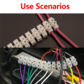 JPI Wire Terminal PVC Connector Strip 10A 12 way. 