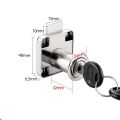 Cabinet Door Lock Anti-theft Desk Drawer Lock with Keys Wardrobe Cabinet Lock Bedside Bookcase Furniture Door Lock Hardware. 
