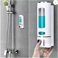 Liquid Soap Dispenser Wall Mounted - White - 1pc. 