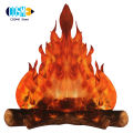 Artificial Fire Easy to Assemble Creative Modeling Home Decor 3D Decorative Cardboard Campfire for Summer Camp. 