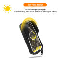 MeterMall Bicycle Frame Bag Carbon Pattern Waterproof Scratch-resistant Reflective Touch Screen Mountain Bike Mobile Phone Bag. 