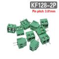 KF128-2P KF128-3P 3.81 5.0 7.5 2.54mm  Screw Terminal Block Splice Terminal KF120-2.54 DG308 MG128. 