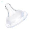 5xSilicone Baby Pacifier Soother Toddler Feeding Bottle Teat Cross Hole. 