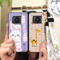Phone Holder Durable Phone Case For Sharp Aquos R6/SH-51B/P6/R6G Anti-dust Waterproof Kickstand Fashion Design ring Cute. 