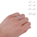8pcs Invisible Ring Size Adjuster for Loose Ring Size Reducer Spacer Ring Guard. 