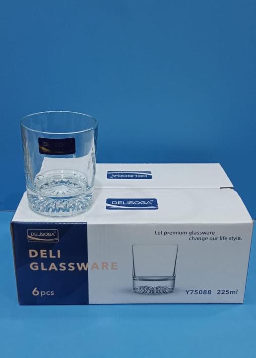 glass ware Deli PCAK OF 6 PCS  /225 ML
