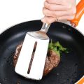 Stainless Steel Handy Flipper-Flipping Burgers, Eggs, Steakand Pancakes Food Tongs Spatula Tongs. 