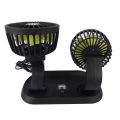 Sogo Long Neck Headed Fan  360° Adjustable - Single Head, Dual Head, Three Head - Car Cooling Fan. 