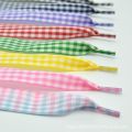 High Quality 2.5 cm British Style Lattice Shoelaces Women Men Printing Sports Casual Basketball Black White Shoes Laces Dropship. 