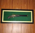Home Decor Antique Plastic Gun Timber Frame with Glass Face. 