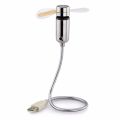 USB Gadget Mini Flexible LED Light USB Fan Time Clock Desktop Clock Cool Gadget Time Display. 