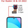 For Xiaomi Redmi 10 Prime 2022 10A 10C 9 9A 9C 9T 5G Frontal Selfie Camera Module Front Camera Mobile Phone Flex Cable. 
