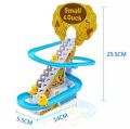 Duck Climbing Roller Coaster With 3D Lights and Music For Kids - G10602. 