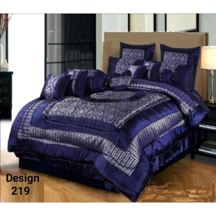 The Royal Bedding Fancy Bridal Bed sheet ( Razai Set) 14 Pcs