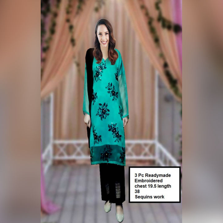 Readymade dresses for women embroidered pc