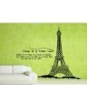 Wall Stickers Eiffel Tower Wall Sticker Paris Famous Building Wall Sticker For Living Room.. 