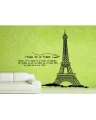 Wall Stickers Eiffel Tower Wall Sticker Paris Famous Building Wall Sticker For Living Room.. 