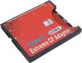 CF Adapter Reader for SD SDHC SDXC to CF Compact Flash Memory Card Type 1 Supports WiFi Card & Supports SD Card up to 128GB. 
