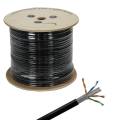 High Quality Double PVC Network cable LAN Cable Ethernet Cable full coil 300 meter. 