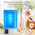 UV Socket Electric LED Mosquito Fly Insect Night Lamp Killer Zapper US Plug. 
