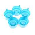 5Pcs reusable water bottle snap on cap replacement for 55mm 3-5 gallon water jug. 