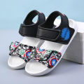 kids sandal Spideman Captain America selipar budak Children Sandal Kids Boy croc* kids beach shoe boy slippers cartoon. 