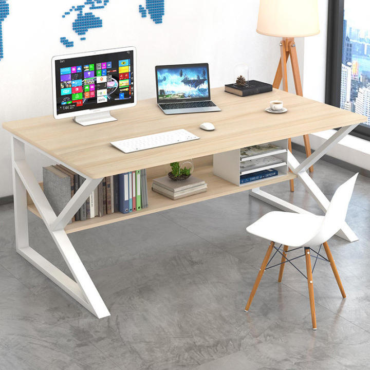 4ft & 3ft Length Modern sigma Shape Computer and Study Table Office Workstation | Laptop Table Office Desk