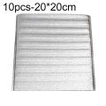 10Pcs Lunch Bag Thermal Insulation Aluminum Foil Disposable Food Delivery Pouch. 