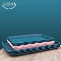 Rectangular plastic Food Serving tray Large Size.. 