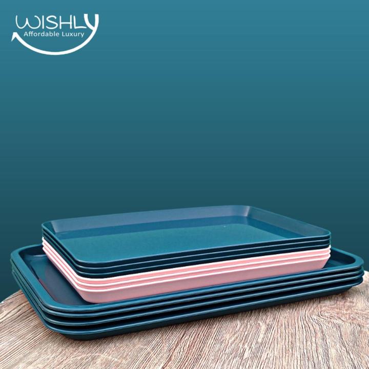 Rectangular plastic Food Serving tray Large Size.