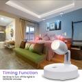 Elfeland LED Spot Lights for Ceiling, Wireless Ceiling Light Batteries Powered Under Cupboard Kitchen Lights Dimmable Wardrobe Light Rotatable Cabinet Lights with Remote Control Ideal for Indoor 2 Pack. 