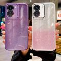 AnDyH Phone Case for Vivo Y02S Y16 Y35 Y56 5G High End Flash Powder Gradient Transparent All Inclusive Camera Protection Casing. 
