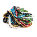 8mm 99 Beads Crystal Prayer Beads Tasbih Tasbeeh Masbaha Bracelet Islamic Muslim, With Free Gift for Kids (Sticker, Golden Scarf pin, Balloon, Pair of Girls Hair Poni) By Mall City Zone. 