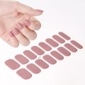 Transparent Color Semi-Cured Gel Nail Wraps Simple Adhesive Waterproof Long Lasting Gel Nail Stickers Harden In UV Lamp Need. 