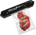 Vacuum Sealer Machine - Automatic Food Sealer for Food Preservation, Suitable for Dry & Moist Food, Portable Sealer with 10 Vacuum Sealer Bags. 