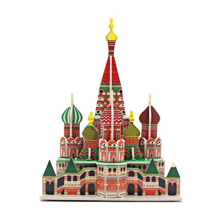 Cartoon%20Castle%20Building%20Model%20Paper%20Cardboard%203D%20Jigsaw%20Puzzle%20For%20Kids%20Handmade%20DIY%20Educational%20Toys%20Gifts%20-%20Image%204