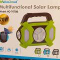 Multifunctionanal solar lamp model hc 7678a 20w. 