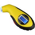 Digital LED Tire Tyre Air Pressure Gauge Tester Tool For Auto Car Motorcycle - Yellow. 