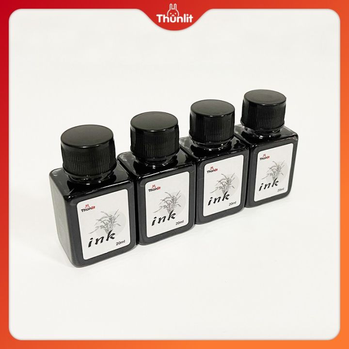 Thunlit%20Fountain%20Pen%20Ink%2020ml%20Black%20Bottle%20Ink%20Smooth%20Writing%20-%20Image%204