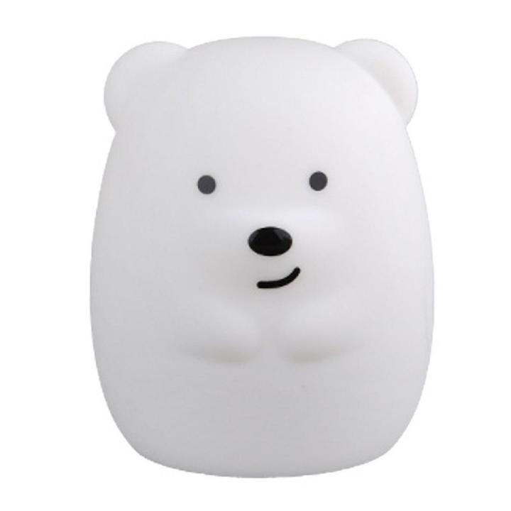 Mini Penguin Rabbit Bear Children Bedroom LED Night Light Desk Lamp Gift Decor