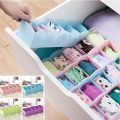Dream Enterprises 5 Grids Socks Tie Storage Box Organizer Drawer Cosmetic Divider Box Plastic 1 Piece. 