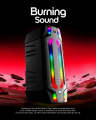 Audionic Solo X-110 Wireless Bluetooth Speaker – 50W Powerful Sound, RGB Lights, TWS Function, Karaoke, Bass & Treble Adjustment, Remote Control, Wireless Mic. 